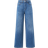 Vila Hög Midja Jeans Blå
