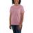 Carhartt Women's Short Sleeve Pocket T-shirt - Foxglove Snow Heather