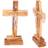 Holy Land Market Cross with Crucifix Figurine 12.7cm 2pcs