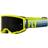 Fly Racing Zone Goggles Hi-Vis/Teal W/Dark Smoke Lens Adult