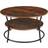tectake Cromford Brown Sofabord 80x80cm