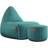 SACKit Cobana Lounge Chair & Pouf Petrol Melange Sækkestol