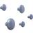 Muuto The Dots Metal 5-pack Klädkrok