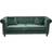 Venture Design Velvet Green Soffa 217cm 3-sits