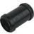 FloPlast Black Push-Fit Waste Pipe Coupler Dia40mm