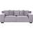 Beliani Corduroy Soffa 200cm 3-sits