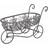 Charles Bentley Wrought Iron Wheel Barrow Planter