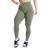 Better Bodies Scrunch Leggings - Washed Green