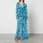 ROTATE Birger Christensen Floral Print Dress Blue