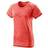 Wilson Damen Kurzarmshirt, PWR SMLS CREW, Nylon/Polyester/Spandex, Rot Hot Coral Größe M, WRA791601MD