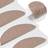 vidaXL Stair Mats Self-adhesive Beige