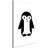 Artgeist Funny Penguin Lodret Billede
