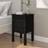 vidaXL black, 1/2x Bedside Table