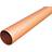 FloPlast Terracotta Plain Soil Pipe, Dia110mm L3000mm