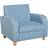 Homcom Kids Children Armchair Mini Sofa Wood Frame Anti-Slip Legs