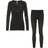 Odlo Set Long Fundamentals Performance Warm - Black/Graphite Grey