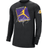 NIKE Men's Los Angeles Lakers Courtside Max 90 Vintage-Like Wash Statement Edition Long Sleeve T-shirt