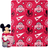 The Northwest NCAA & Disney Hugger Pillow & Silk Touch Komplettes Dekokissen Rot