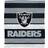 Pegasus Las Raiders 50'' x 60'' Stripe Flannel Fleece Blanket