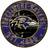 Fan Creations "Baltimore Ravens 23.5" Distressed Round Sign"