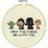 Simplicity Dimensions counted cross stitch kit with hoop star wars family