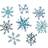 Sizzix thinlits dies by tim holtz 8/pkg-scribbly snowflakes