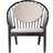 FDB Møbler J166 Jørna Stol Oak Black Painted-Beige Fåtölj