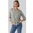 Vero Moda Damen Vmbumpy L/S Shirt New Wvn Noos Hemd, Laurel Wreath/Stripes:snow White