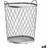 Gift Decor Sølvfarvet Metal 40 L enheder Kurv