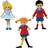 Micki Pippi Tommy och Annika