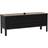 Form & Refine A Line Black Stained Oak Siddebænk 111x45cm