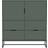 Tenzo Lipp Matt Green Chest of Drawer 118x127cm