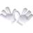 FUN.COM Giant Cartoon Hand Adult Gloves