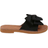 Shein Bow Decor Single Band Slide Vacation - Black