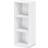 Furinno Open White Book Shelf 80cm