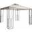 Charles Bentley 3m 3m Steel Art Cream Gazebo Party Fly Screen