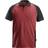 Snickers Classic Two-Tone Polo Shirt - Chili Red/Black