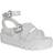 Where's That From Layla Buckle Strap Platform - White