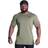 Better Bodies Essential Tapered Tee - Washed Green