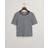 Gant Dam Randig ribbstickad T-shirt Blå