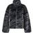 Nike Sportswear Plush Printed Faux Fur Jacket Women's - Dark Smoke Grey/Black