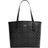 Coach City Tote In Signature Canvas - Silver/Graphite/Black