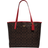 Coach City Tote In Signature Canvas - Gold/Brown Red