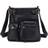 Scarleton Ultra Soft Multi Pocket Crossbody Handbag - Black