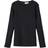 Name It Black Wang Uld Rib Bluse-122/128