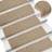 vidaXL Self-adhesive Sisal-Look 15 pcs 65x21x4 cm Dark Beige Beige