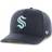 47 Brand Low Profile Snapback Cap Zone Seattle Kraken