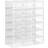 Songmics Stackable Storage Boxes 12-Pack Shoe Rack