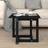 vidaXL Black, Pine Coffee Table 50x50cm