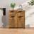 vidaXL Skänk rökfärgad Sideboard